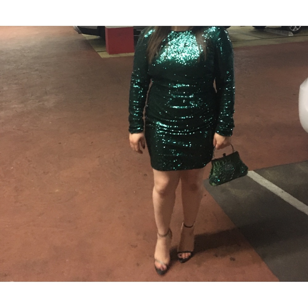 Dress The Population Lolita Dress in Deep Emerald